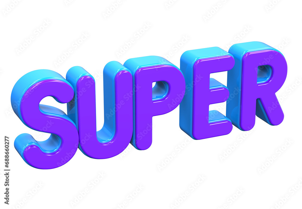 SUPER Letter Red 3D Render 1 SUPER Letter Red 3D Render 1