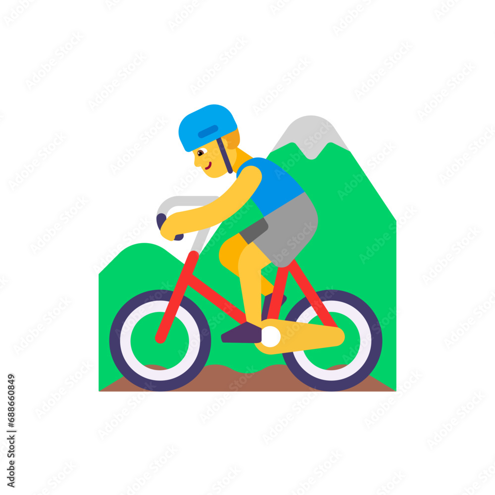Man Mountain Biking Man Mountain Biking