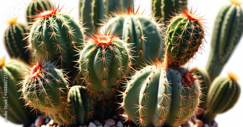 cactus on white background