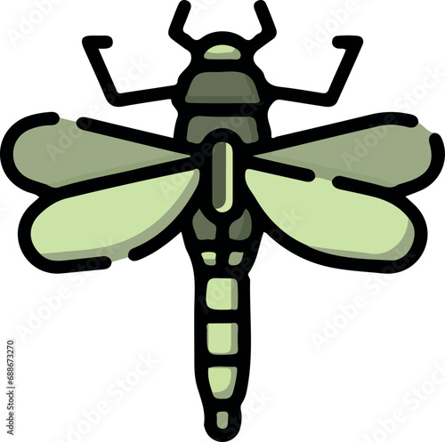 Vector illustration of animal faces with cute style.