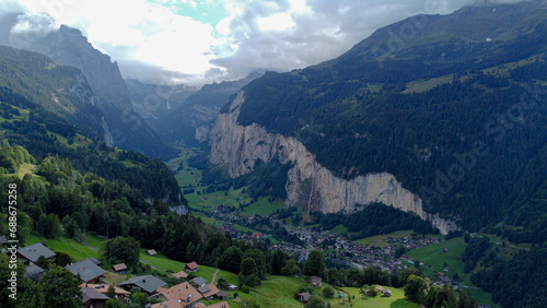 Lauterbrunnen is a municipality in the district of Interlaken-Oberhasli in the canton of Bern in Switzerland.
