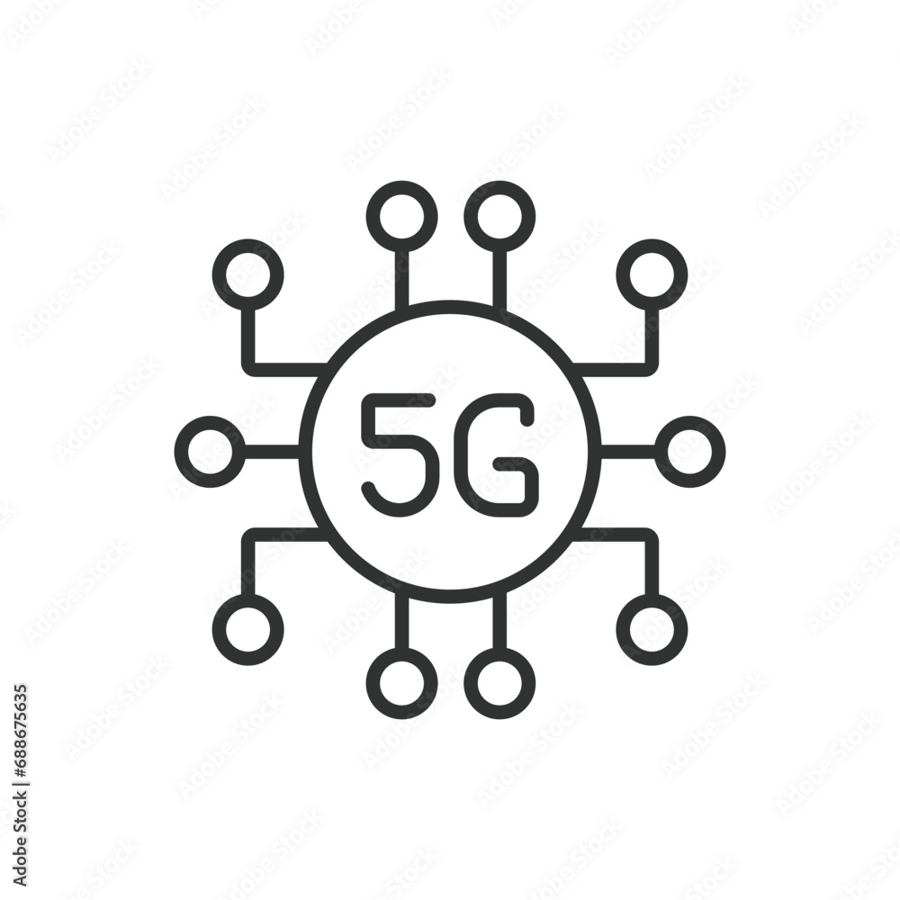 5G sign icon line design. 5g, symbol, sign, icon, mobile, technology, internet vector illustrations. 5G sign editable stroke icon. 5G sign icon line design. 5g, symbol, sign, icon, mobile, technology, internet vector illustrations. 5G sign editable stroke icon.