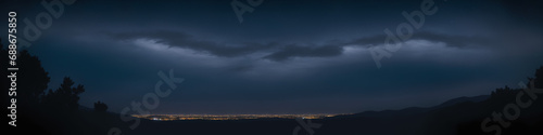 the night sky panorama