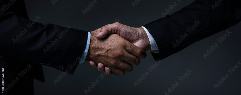 Business people shaking hands. Businessman shaking hands during a meeting in the office