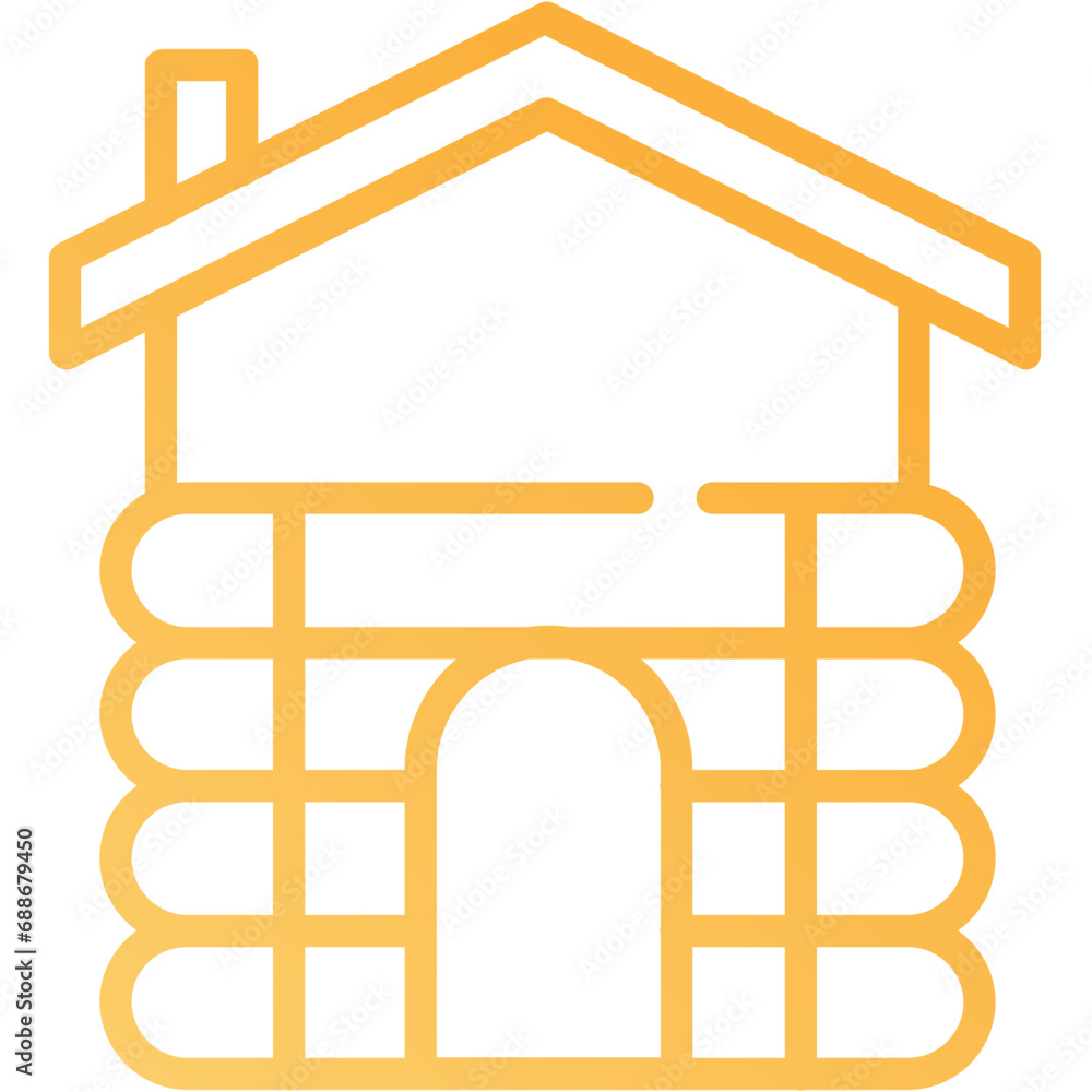 cabin vector .svg