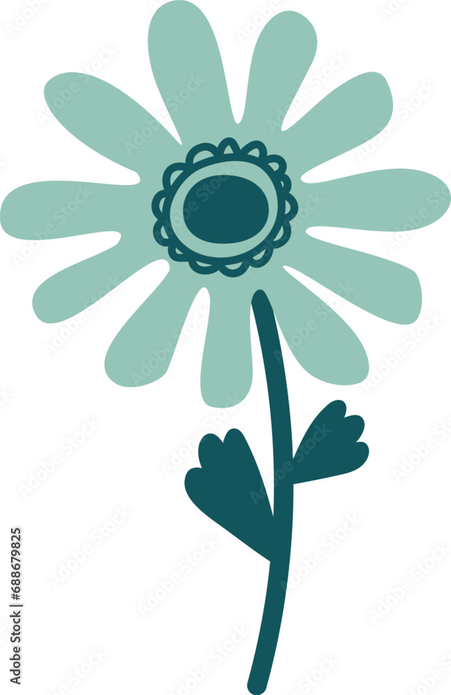 Bright and fresh daisy floral vector Bright and fresh daisy floral vector