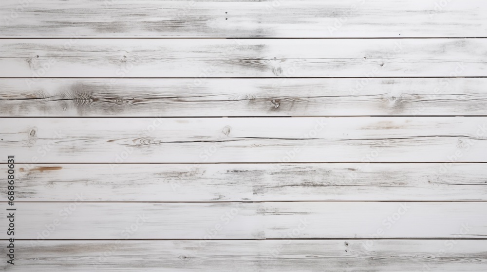 Obraz premium White wooden planks wall background.