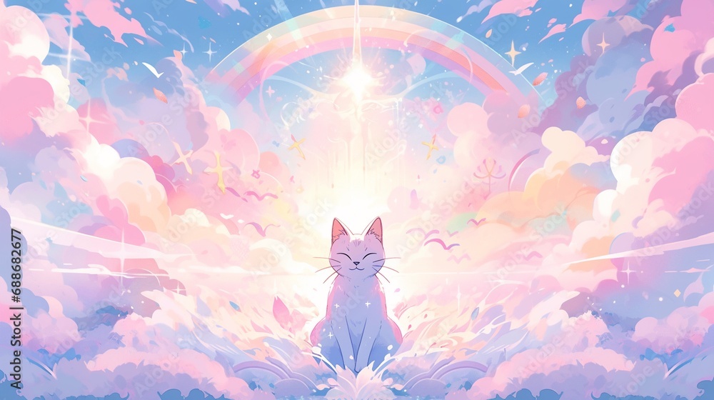 Rainbow Reincarnation: The Spiritual Journey of Cat After Death in a ...