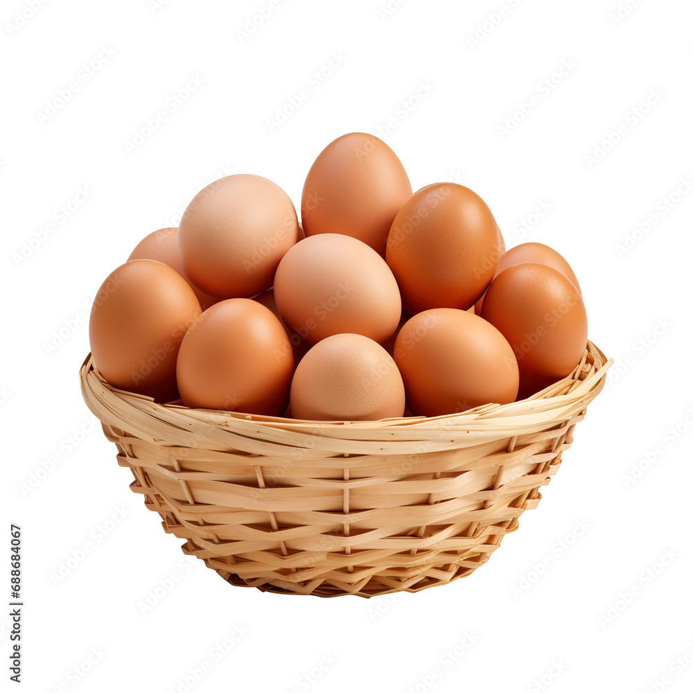 eggs in a basket isolated on transparent background Remove png, Clipping Path, pen tool eggs in a basket isolated on transparent background Remove png, Clipping Path, pen tool