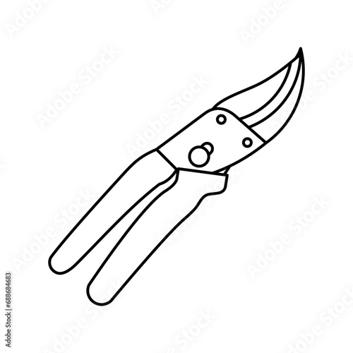 Branch Cutting Pliers Icon For Logo And More