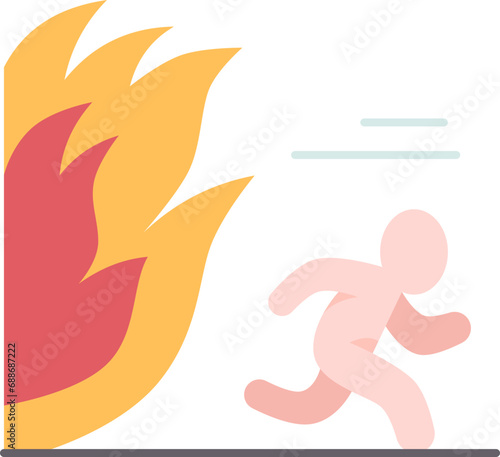 evacuation  icon