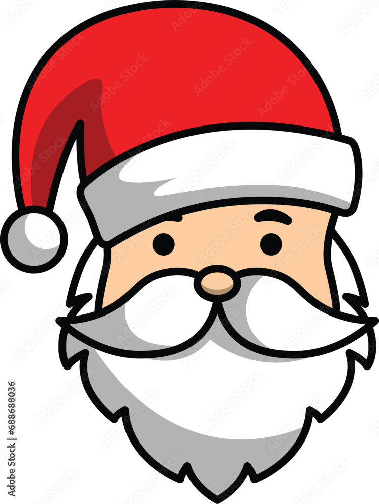 vector cartoon santa claus christmas greeting for christmas celebration vector cartoon santa claus christmas greeting for christmas celebration