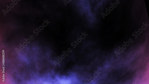 Blue violet sky abstract background.smoke or fog. 