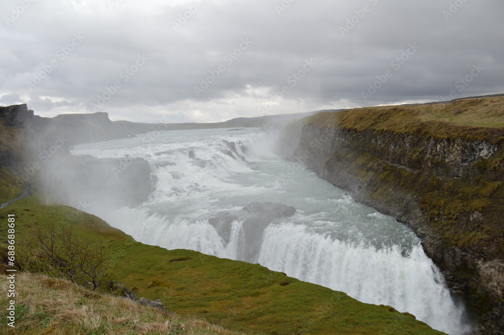 Fototapeta premium Islanda cascata Gullfoss