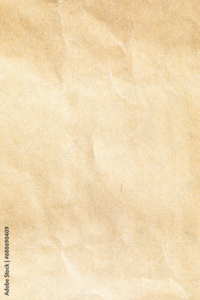 Brown crumpled paper texture with grains macro closeup Brown crumpled paper texture with grains macro closeup