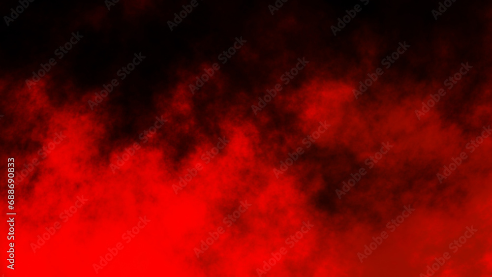 red smoke on black background.horror sky background fantasy style - obrazy, fototapety, plakaty 