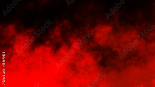 red smoke on black background.horror sky background fantasy style photo