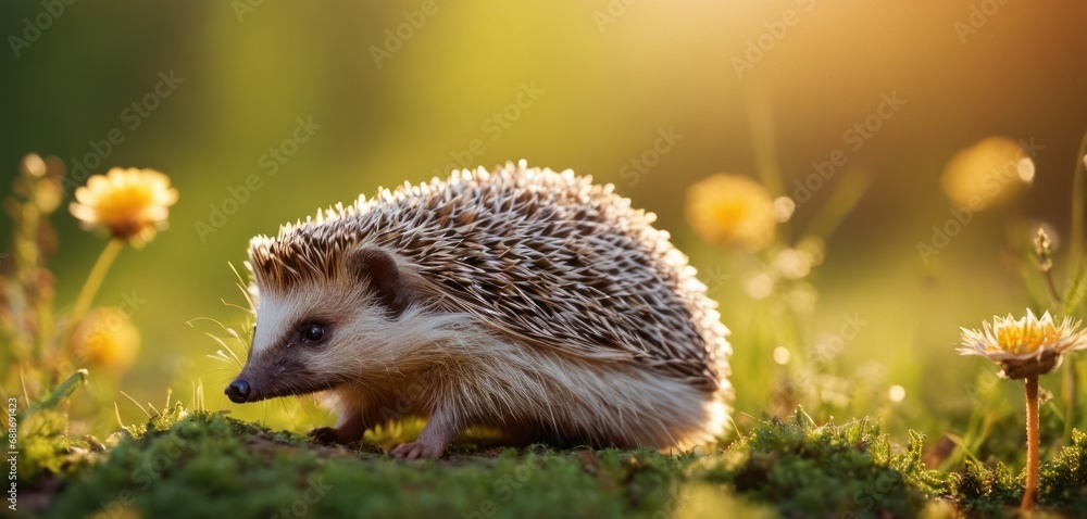 a close up of a small animal on a field with grass and flowers in the background and a picture of a small animal on a field with grass and flowers in the background. a close up of a small animal on a field with grass and flowers in the background and a picture of a small animal on a field with grass and flowers in the background.