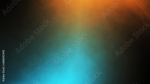 background with rays.blue orange brown light and dark gradient background photo