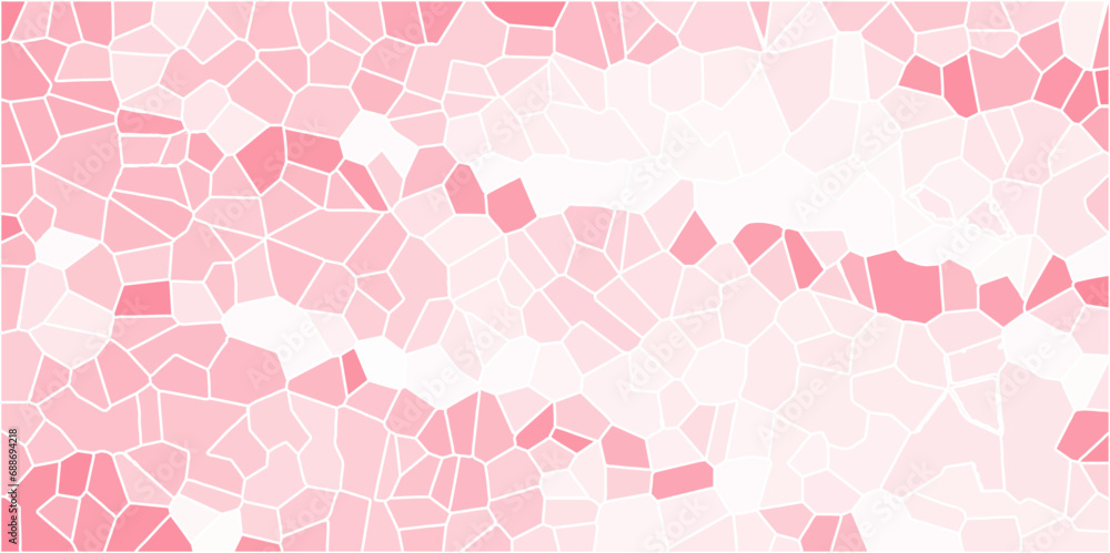 light pink crystallize abstract background in light sweet vector illustration.colorful stoke colors stone tile pattern. Cement kitchen decor. abstract mosaic polygonal background .