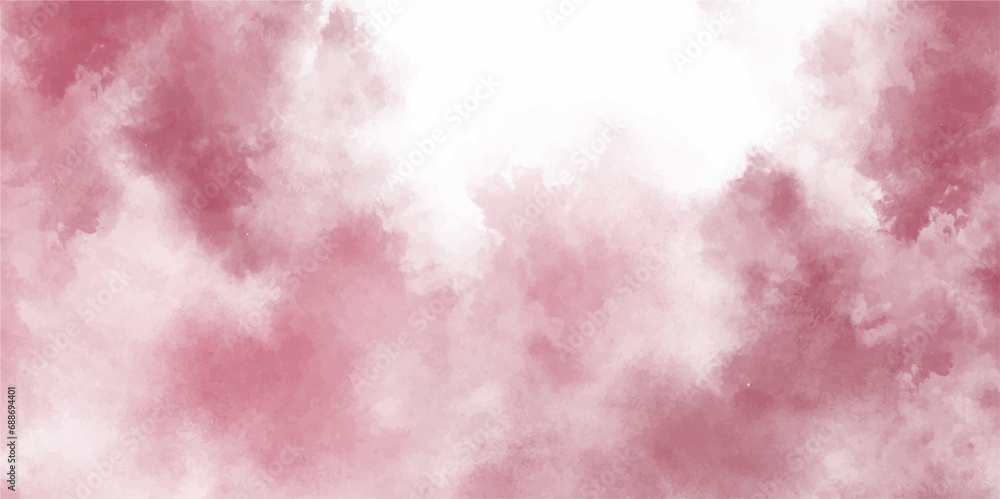 soft Pink sky with grey clouds and blurred pattern background. abstract pink watercolor background. Pink watercolor full hd texture hyper realistic Fantasy light pink shades watercolor background.