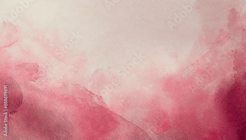 abstract pink painting with watercolor paper background texture pastel watercolor design with digital painted for template photo