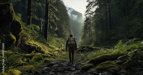 Fényképezés individual escape in forest