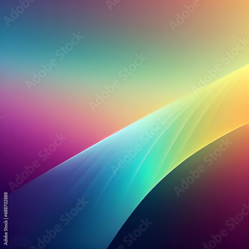 An abstract background with rainbow.