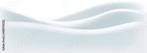 Schilderij op canvas Snowdrifts isolated on transparent, png