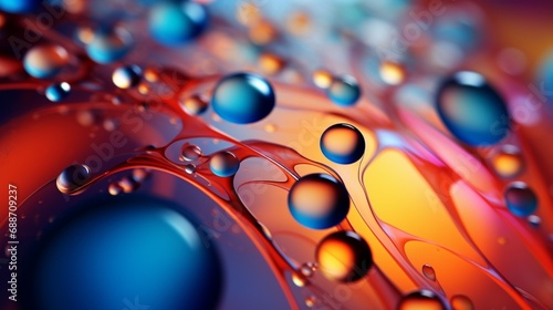 a visually stunning abstract background, featuring delicate color droplets