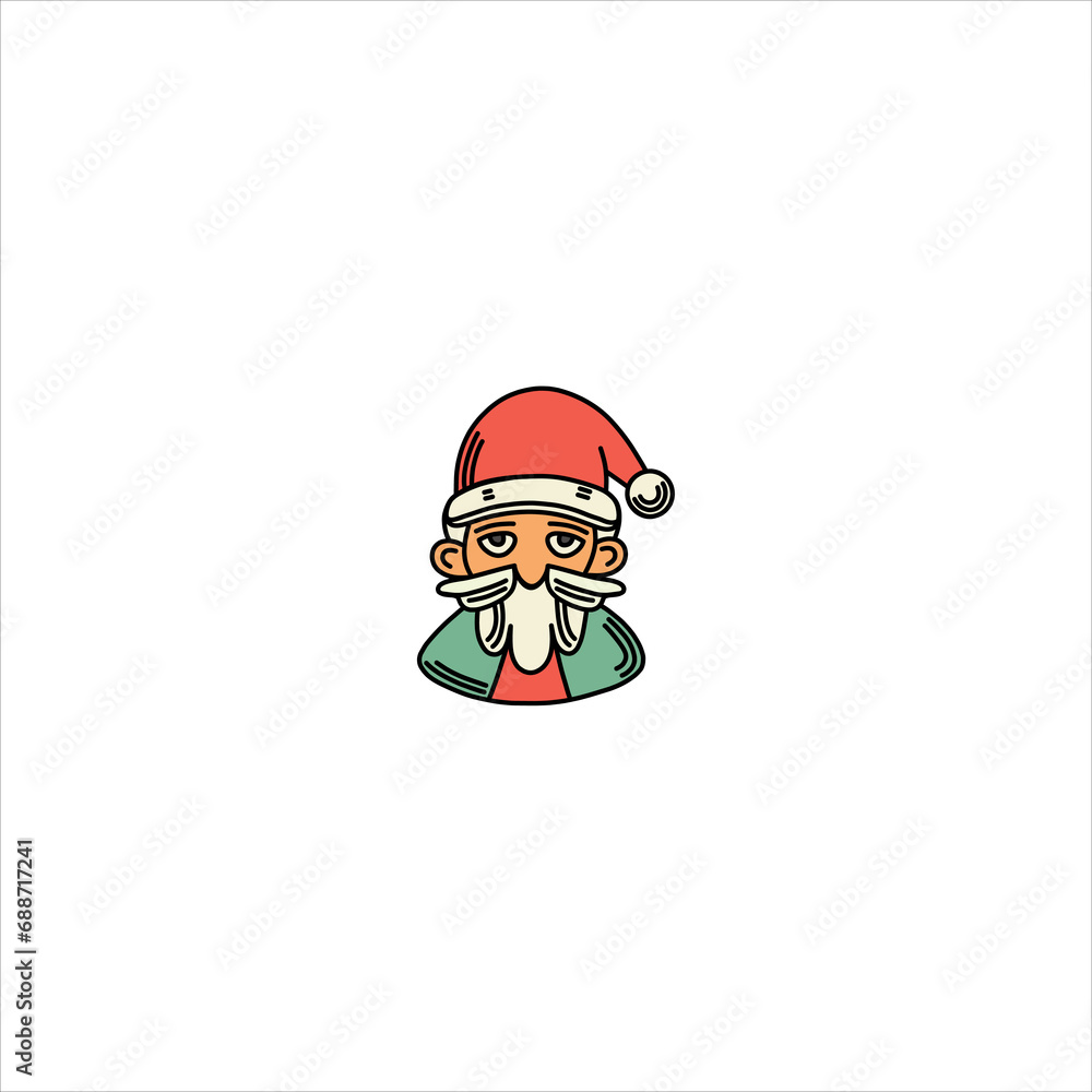 santa claus icon santa claus icon