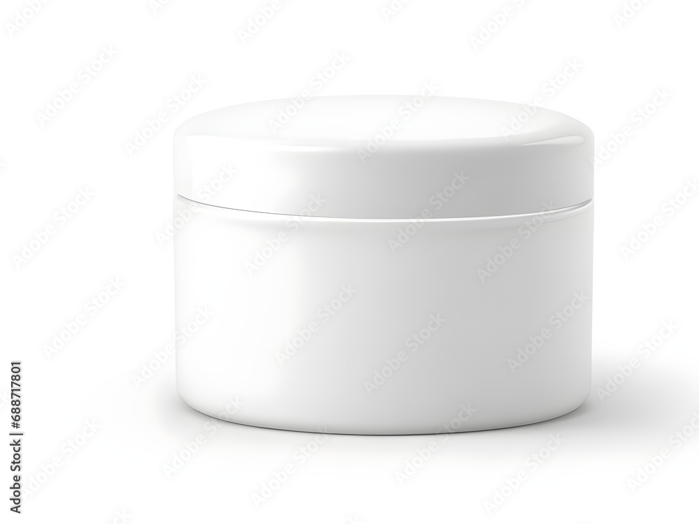 cosmetic container isolated on white cosmetic container isolated on white