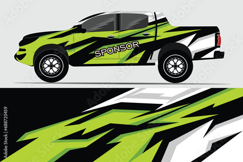 Abstract background racing car wrap graphics for vinyl wraps and stickers  trucks  buses many more