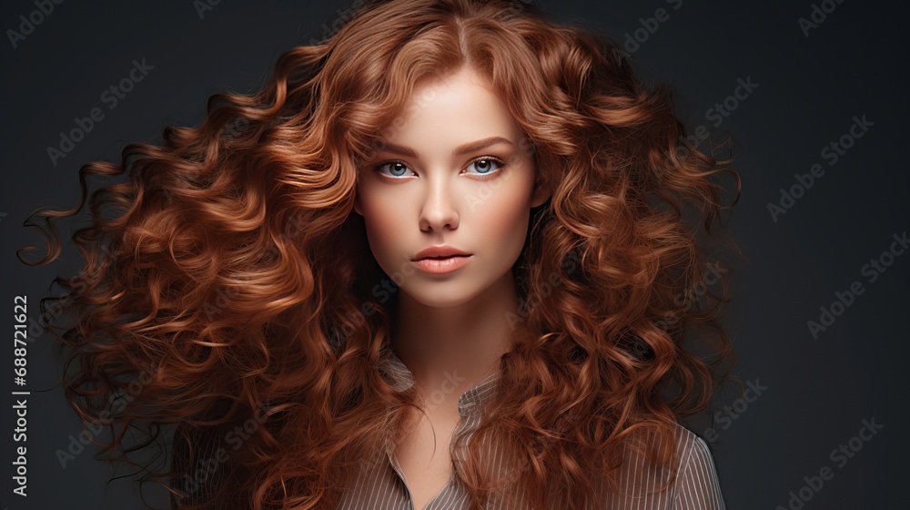 A hairdresser who is beautiful with a light background. A hairdresser who is beautiful with a light background.