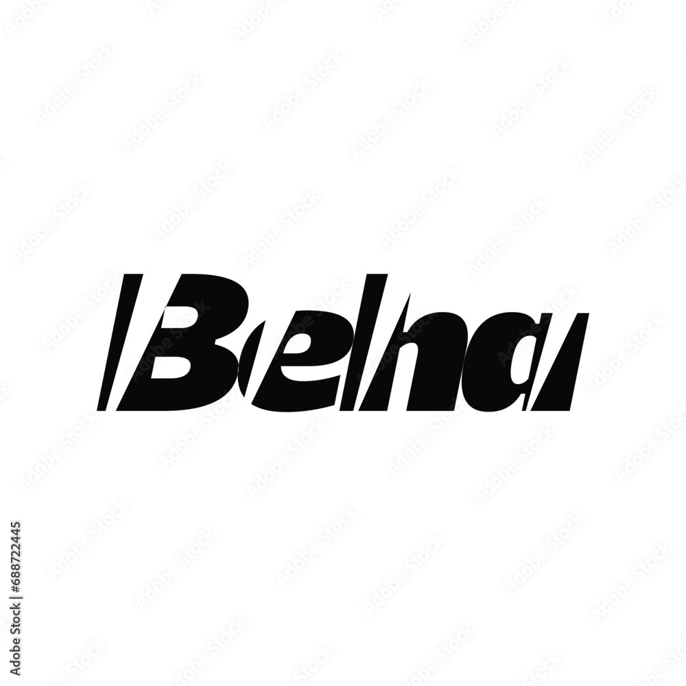 Beha Brand monogram vector icon.