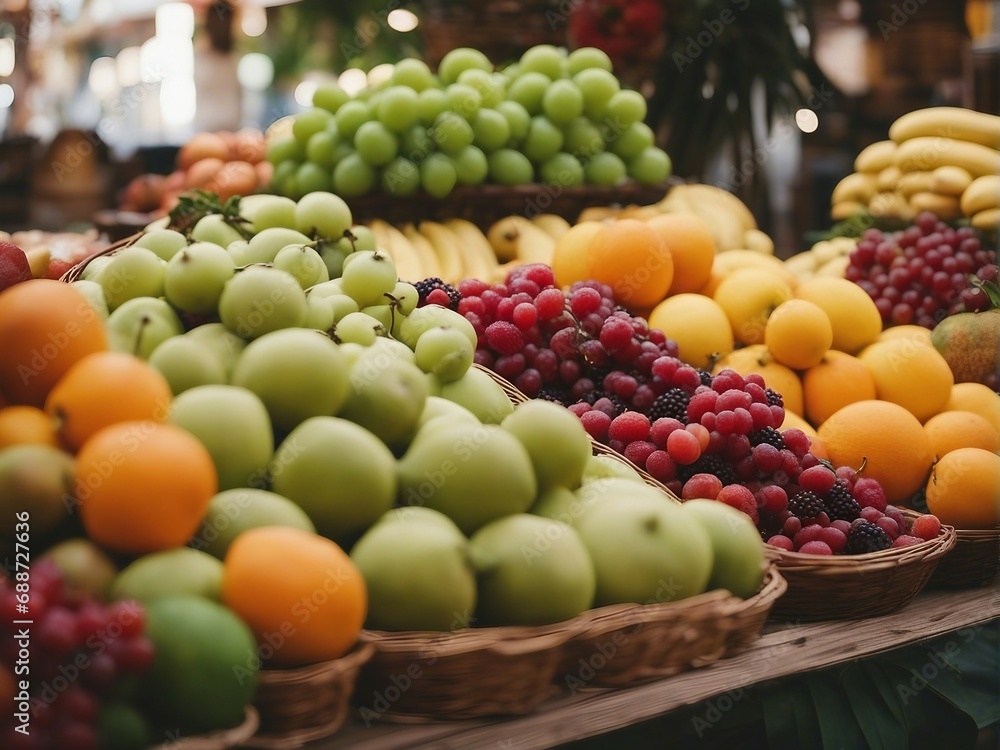 fresh raw fruits at bazaar. fresh raw fruits at bazaar.