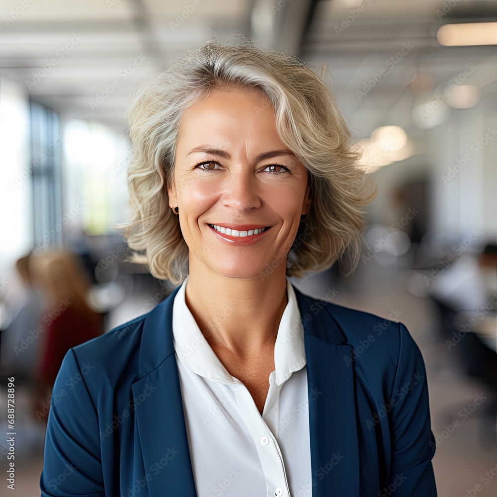 Smilling business woman standing in office, business attire, blonde hair, glasses, smiling, ceo executive, office stock photo, mockup Smilling business woman standing in office, business attire, blonde hair, glasses, smiling, ceo executive, office stock photo, mockup