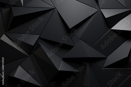 Experience the artistic fusion of a black triangular abstract background and a gritty grunge surface rendered in 3D.