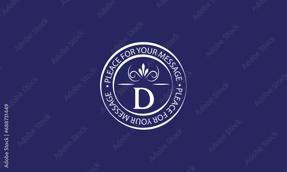 Vector logo with initial letter D. Creative logo for business, flyer, company sign, emblem. Vector logo with initial letter D. Creative logo for business, flyer, company sign, emblem.