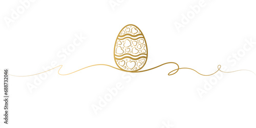 easter egg with ornament