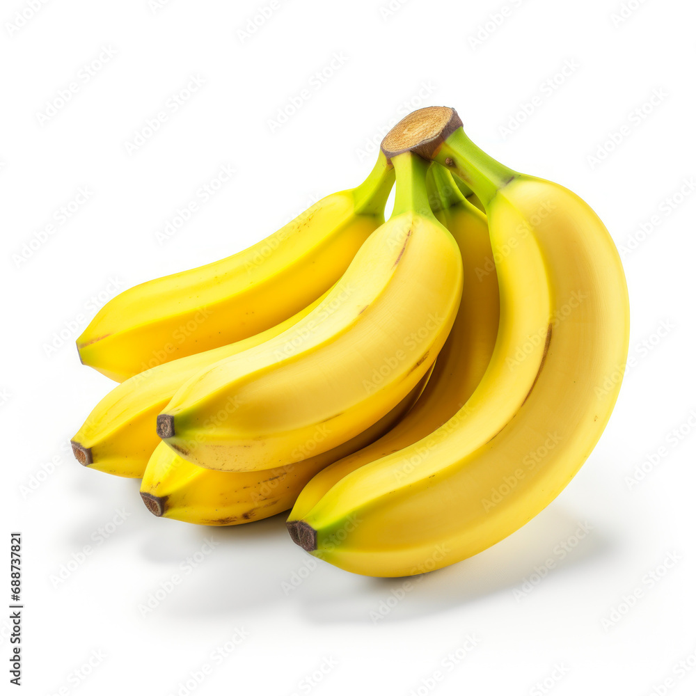 Fresh yellow banana bunch