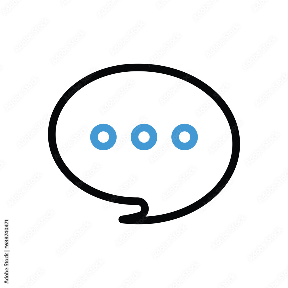 Bubble Icon vector stock illustration Bubble Icon vector stock illustration