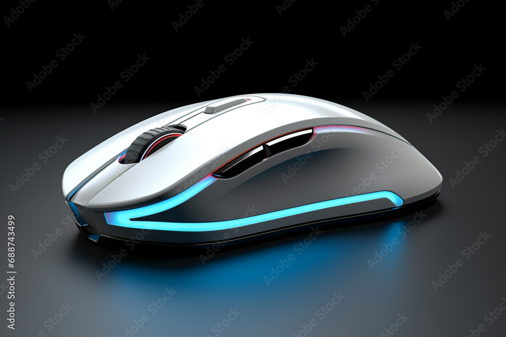 a white computer mouse sitting on top of a white surface a white computer mouse sitting on top of a white surface