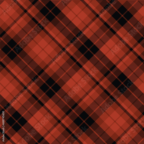 Christmas Pattern Traditional Plaid Seamless Tartan Files, Red Buffalo for Fabric or Digital Paper Download, scrapbook papers