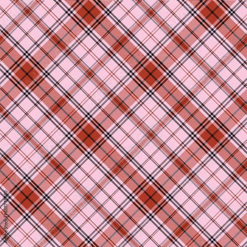 Christmas Plaids Digital Papers, Diagonal Gingham traditional Tartan Checks Dowload, Holiday Scrapbooking, Red and Black Pattern for junk journals, wall art print