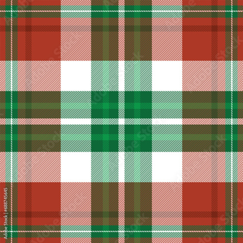 Christmas Plaids Digital Papers, traditional Checks Tartan Papers, Holiday Digital Scrapbooking , Red and Green Merry Pattern