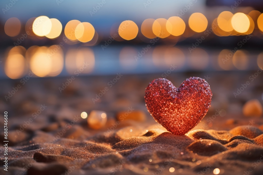 Fototapeta premium valentines day background, social media background for vday, full of romance cards with love, red rose and candles