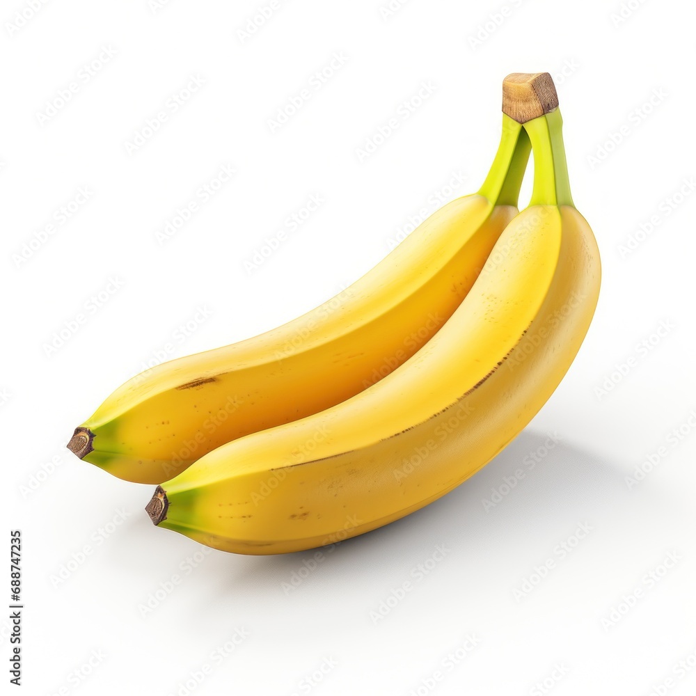 Fresh yellow banana bunch Fresh yellow banana bunch