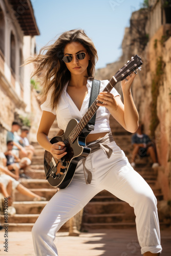 Frau mit Gitarre © Fatih