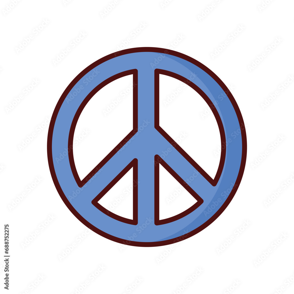 Peace icon vector stock illustration Peace icon vector stock illustration